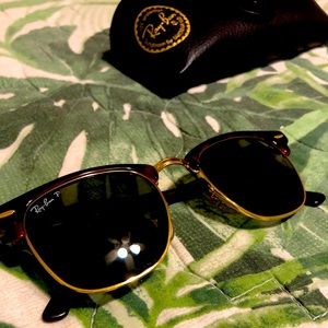 Polarized Tortoise Shell Ray Ban Club Masters